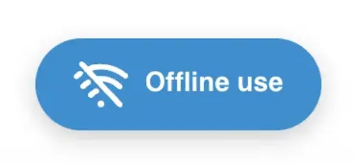 Offline usage button